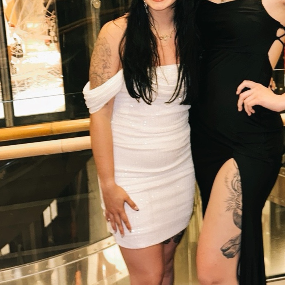 Hello Molly mini white dress